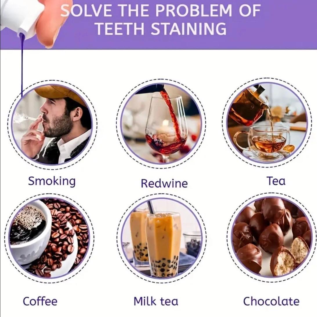 Deep Cleaning Mild and Spicy Mint Flavor Purple Whitening Toothpaste